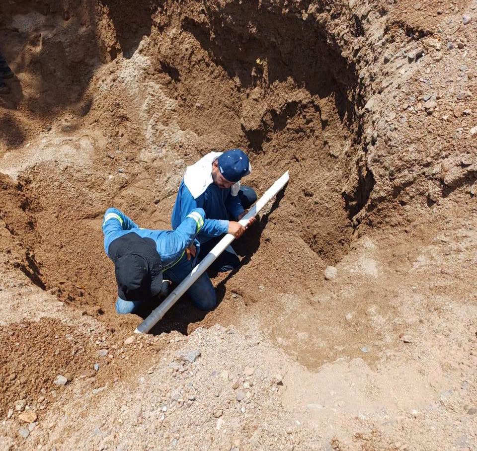 JMAPAM restablece el servicio de agua potable en la comunidad de El Chinal