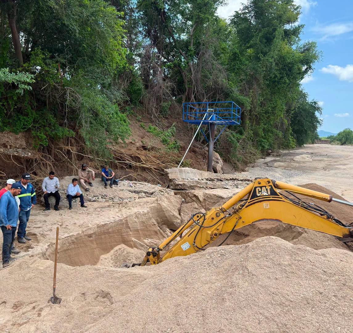 JMAPAM restablece el servicio de agua potable en la comunidad de El Chinal