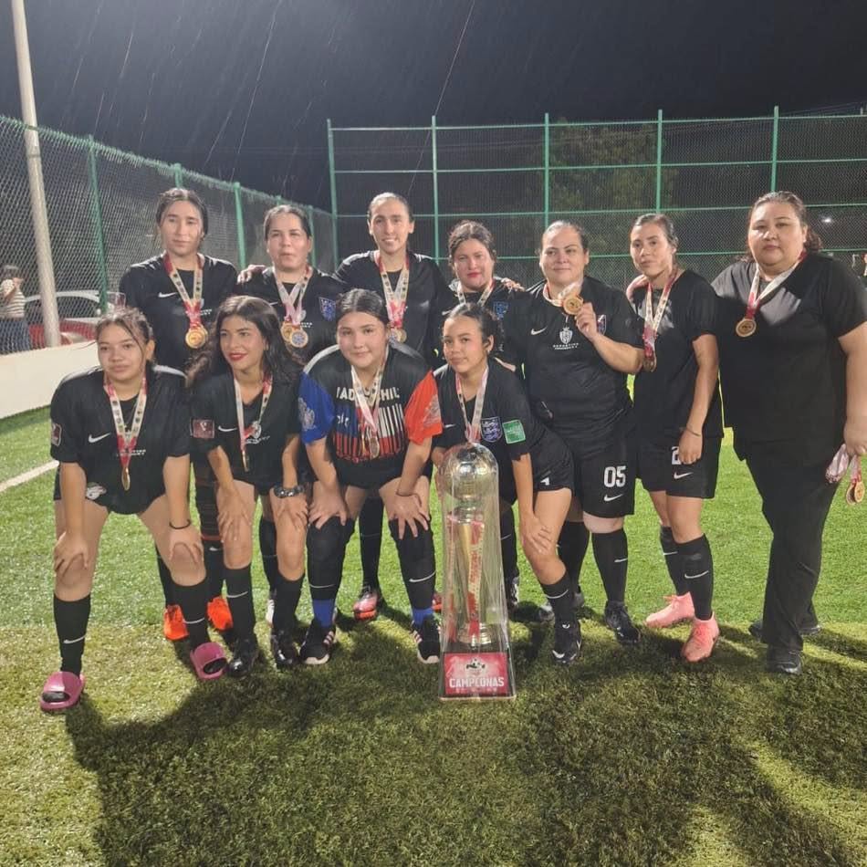 Culmina con éxito la segunda temporada de la Liga de Fútbol 7 Femenil en Pericos