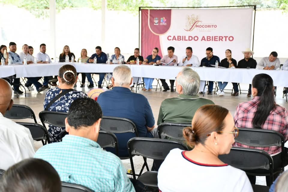 En Cerro Agudo, Gobierno de Mocorito escucha y atiende planteamientos ciudadanos durante la III Sesión de Cabildo Abierto